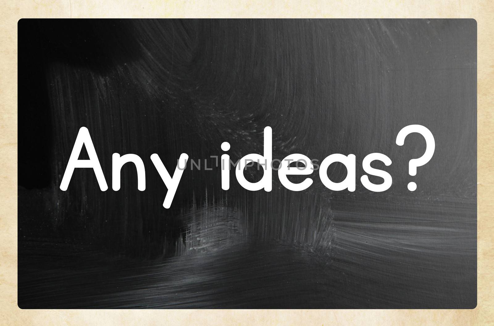 any ideas concept