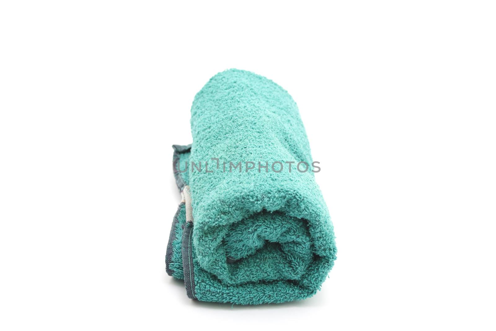 Green Fleece Towel