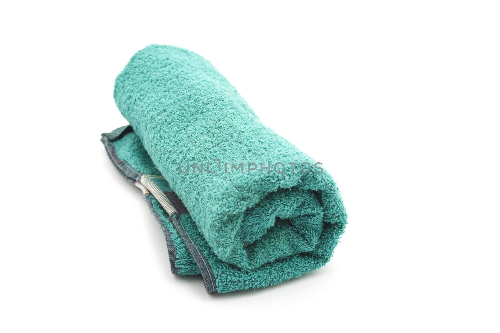 Green Fleece Towel