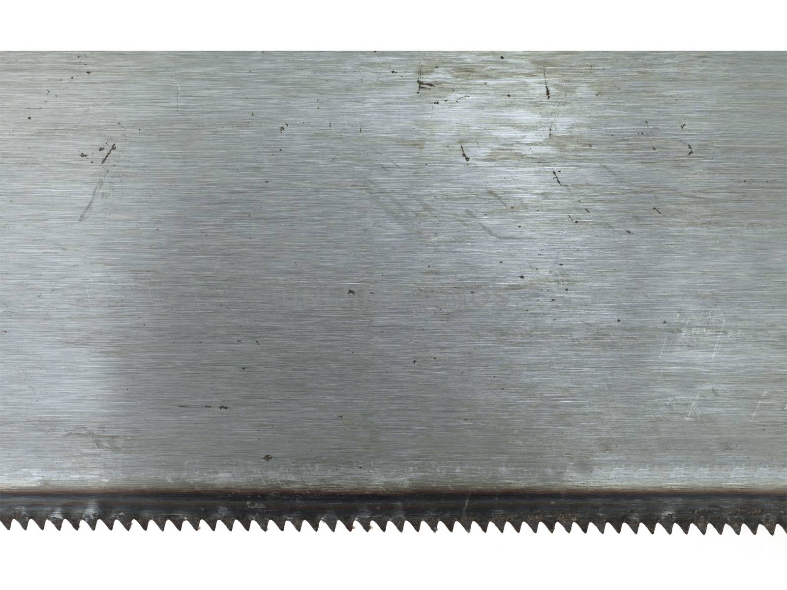 A saw isolated against a white background