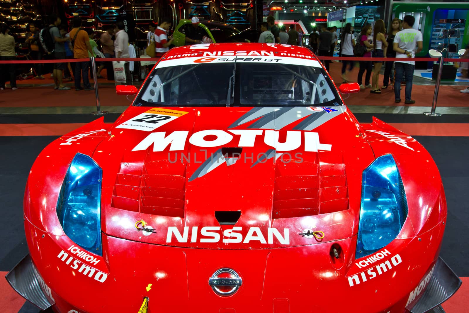 BANGKOK - JUNE 23 : NISSAN FAIRLADY Z  show at the second Bangkok International Auto Salon 2013, the largest and most magnificent Modified Car and automobile accessories show in Bangkok, Thailand.