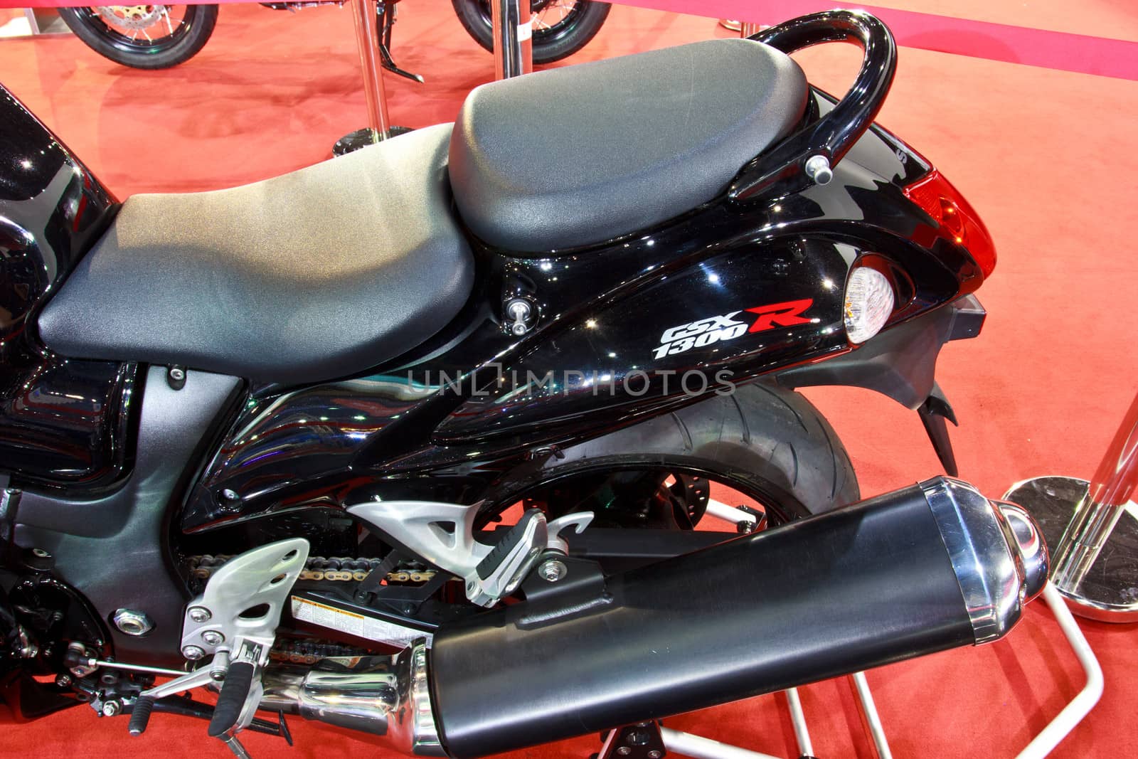 BANGKOK - JUNE 23 : Suzuki GSC1300R   show at The second Bangkok International Auto Salon 2013, the largest and most magnificent Modified Car and automobile accessories show in Bangkok, Thailand.
