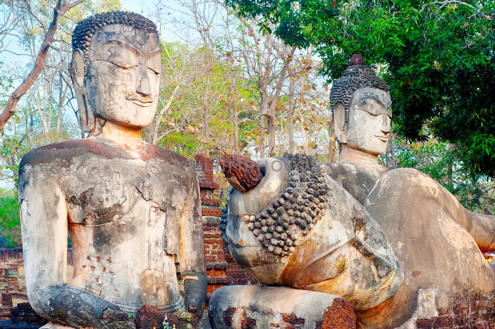 Wat Phra Kaeo in Kamphaeng Phet, Thailand