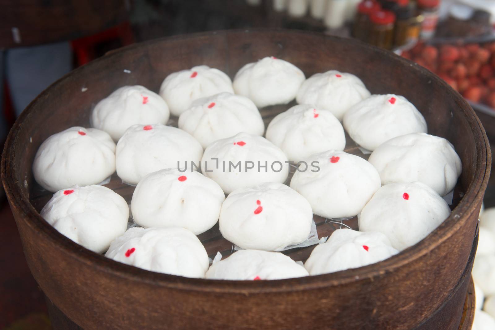 Baozi or simply known as bao, pau, humbow, pow is a type of steamed, filled bun or bread item in Chinese cuisine