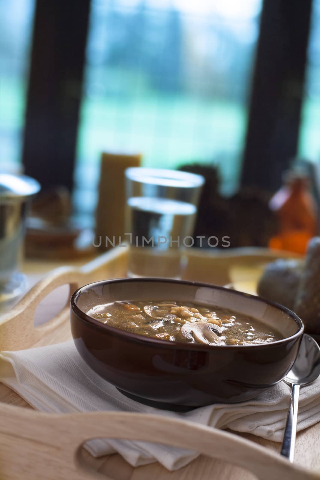 Barley Mushroom Soup. by charlotteLake