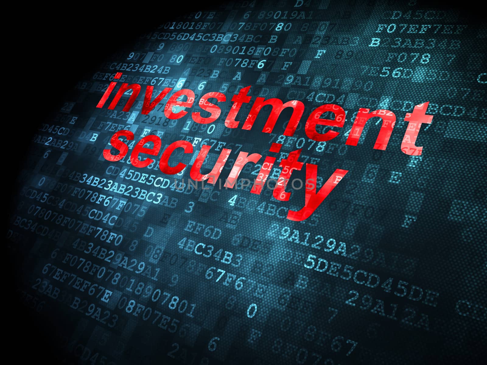 Safety concept: Investment Security on digital background by maxkabakov