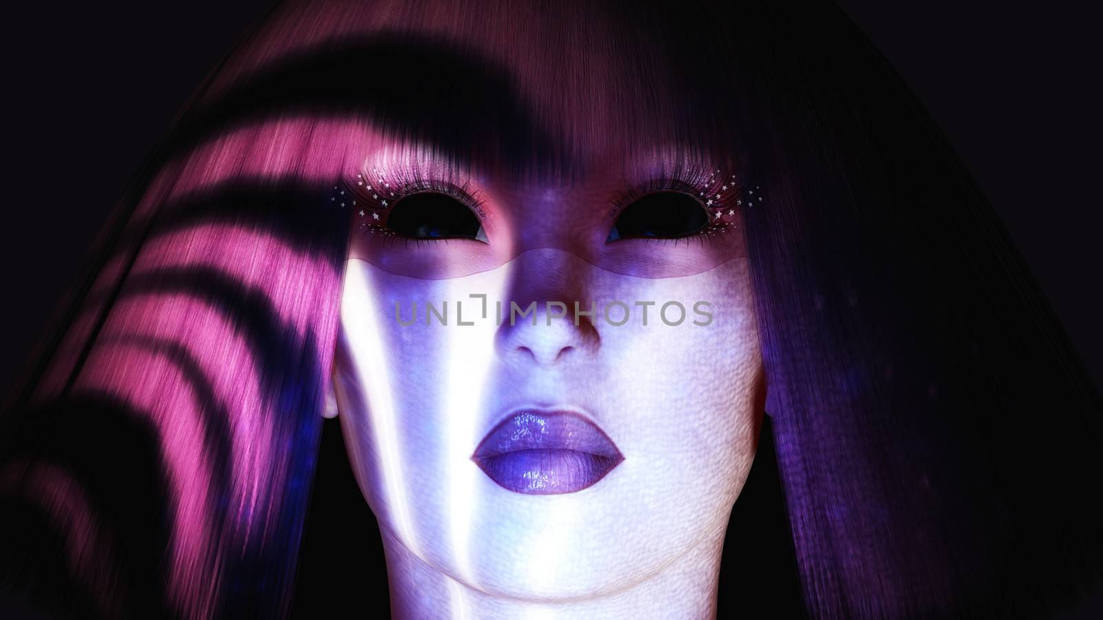 Digital Illustration of a mystic Female