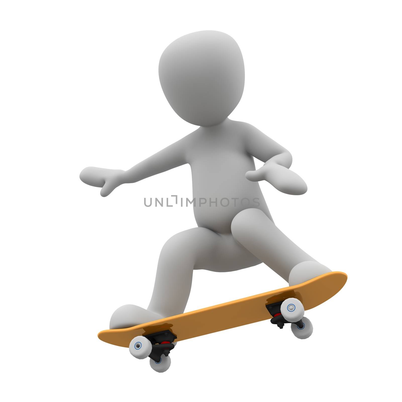 skateboarder by 3DAgentur