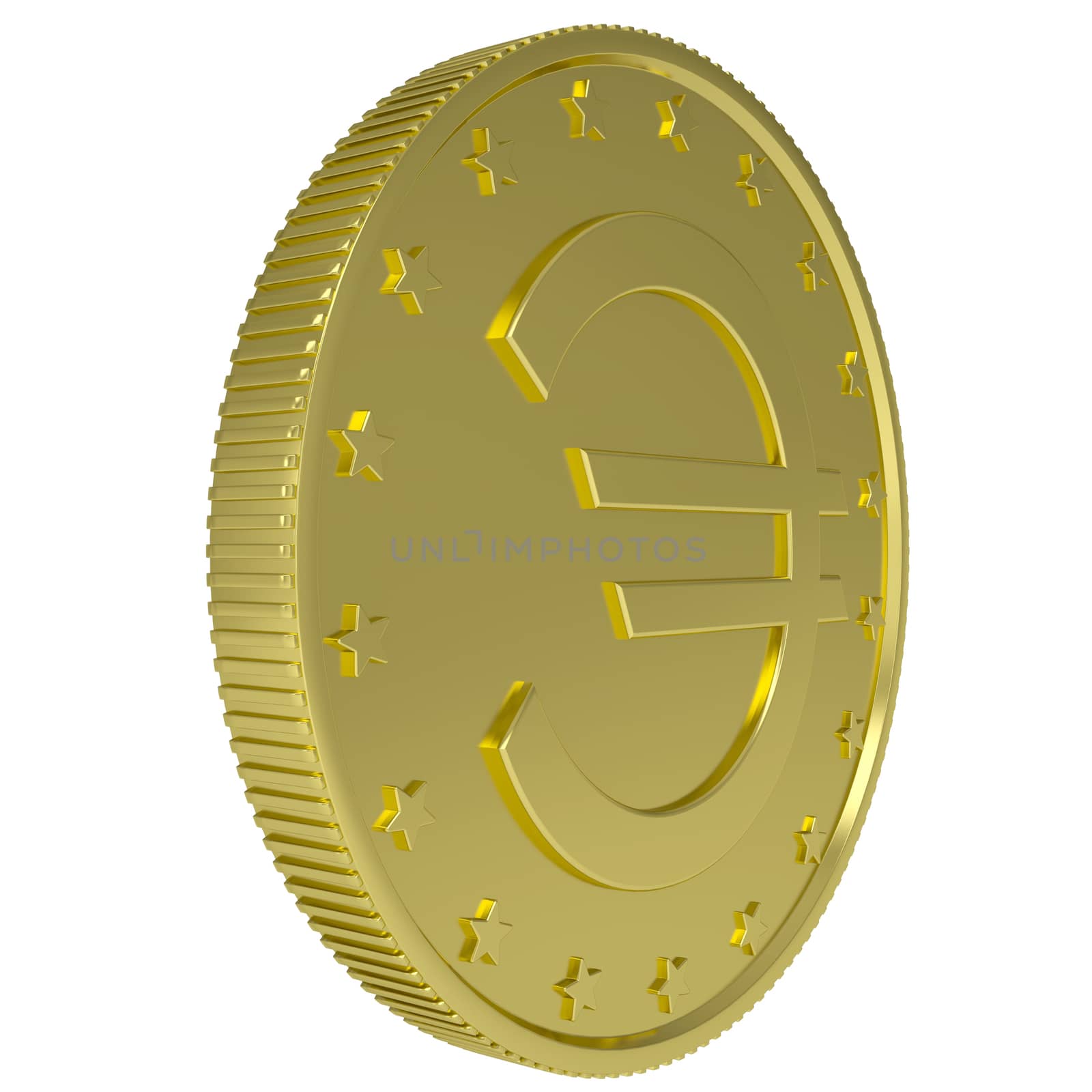 Gold euro by cherezoff