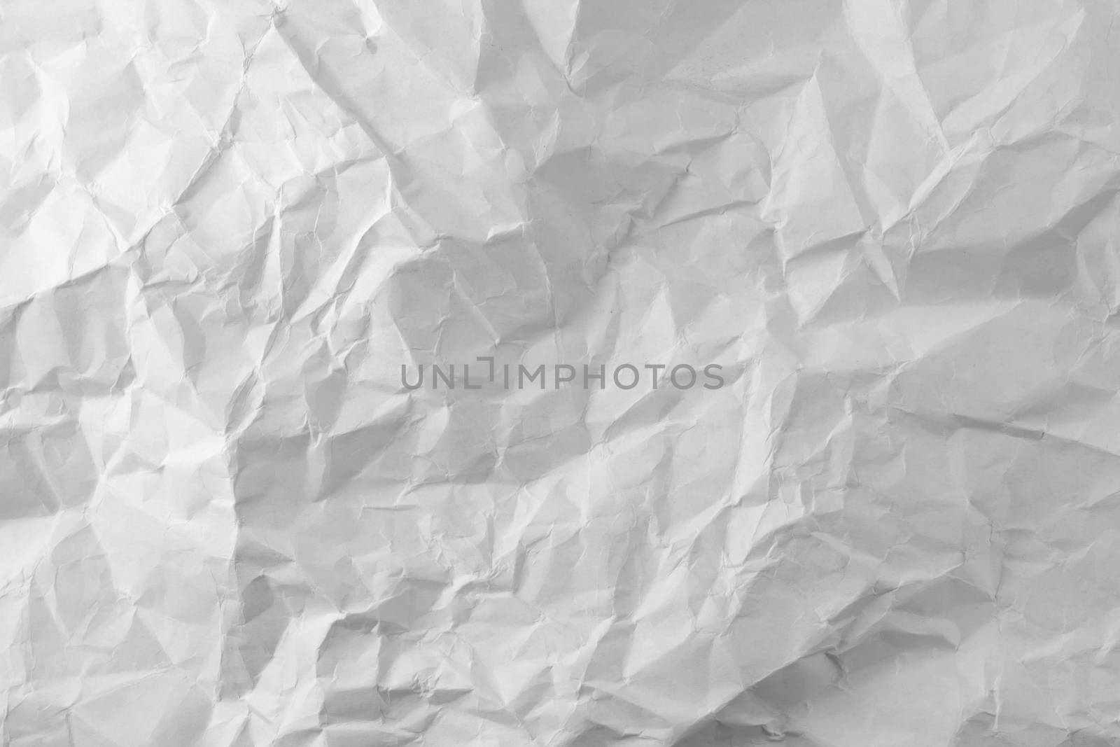 Photo white sheet of crumpled paper by cherezoff