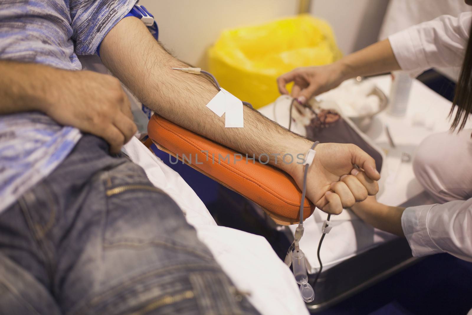 Blood donation by wellphoto