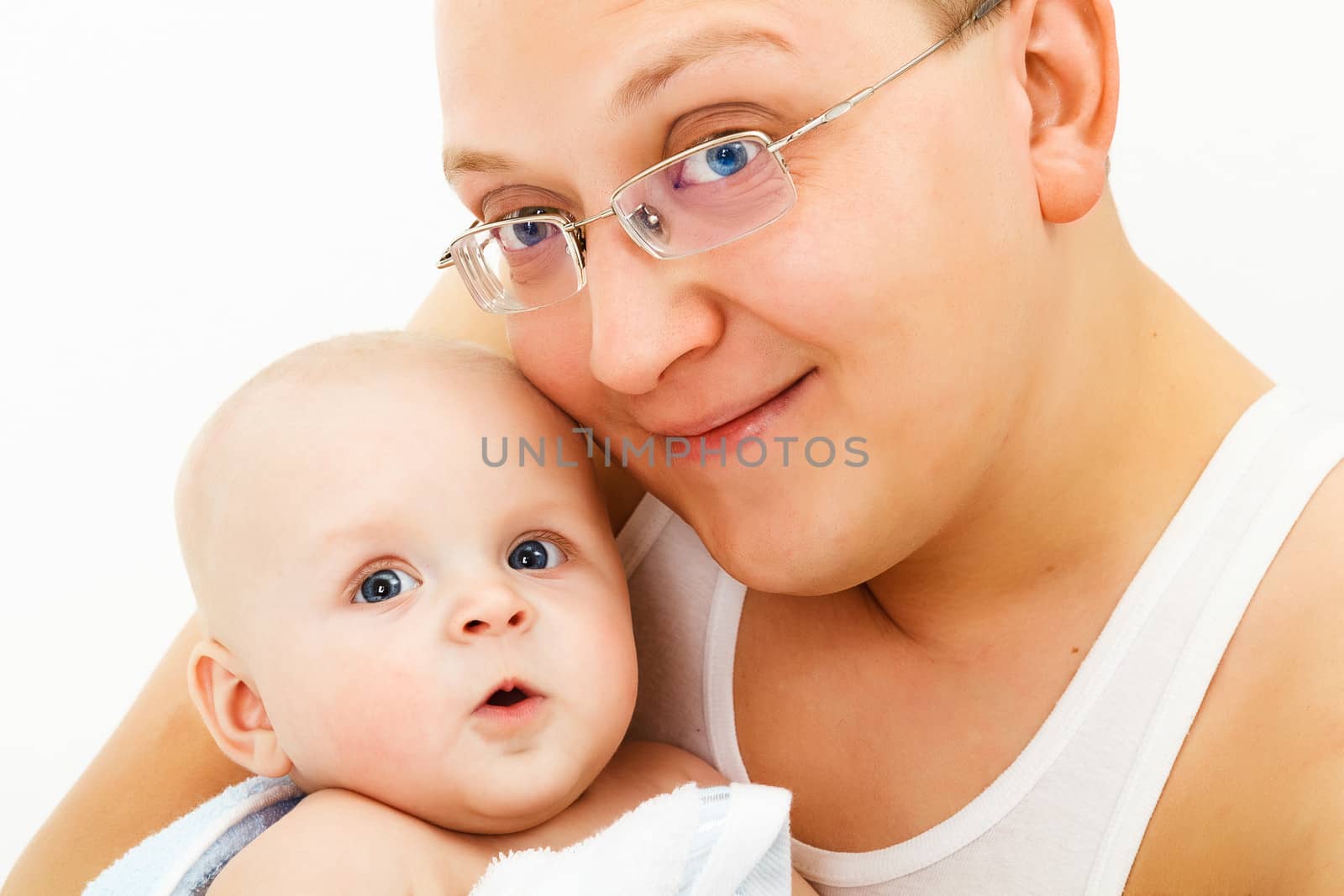 happy father with baby child by pzRomashka
