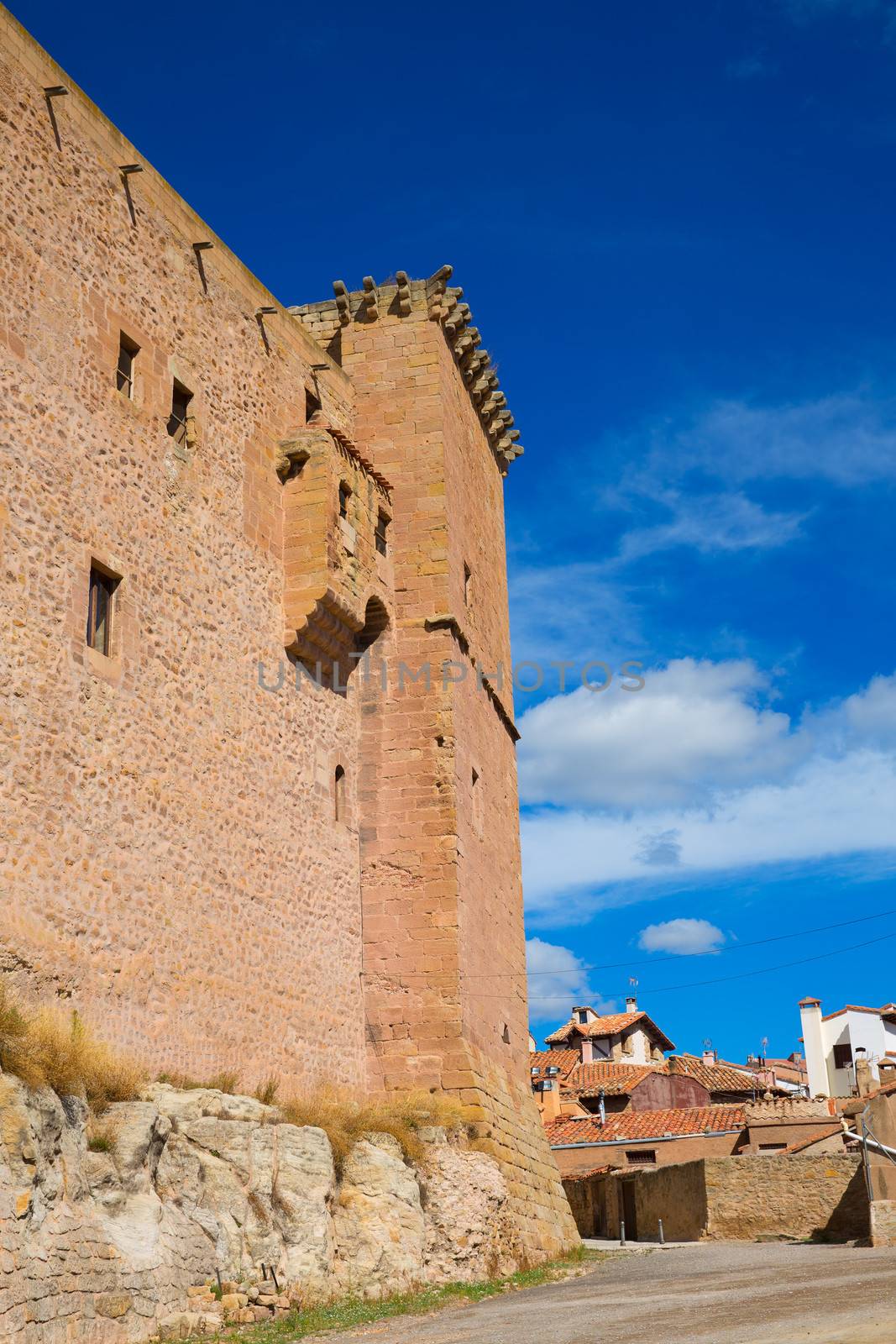 Mora de Rubielos Teruel Muslim Castle in Aragon Spain by lunamarina