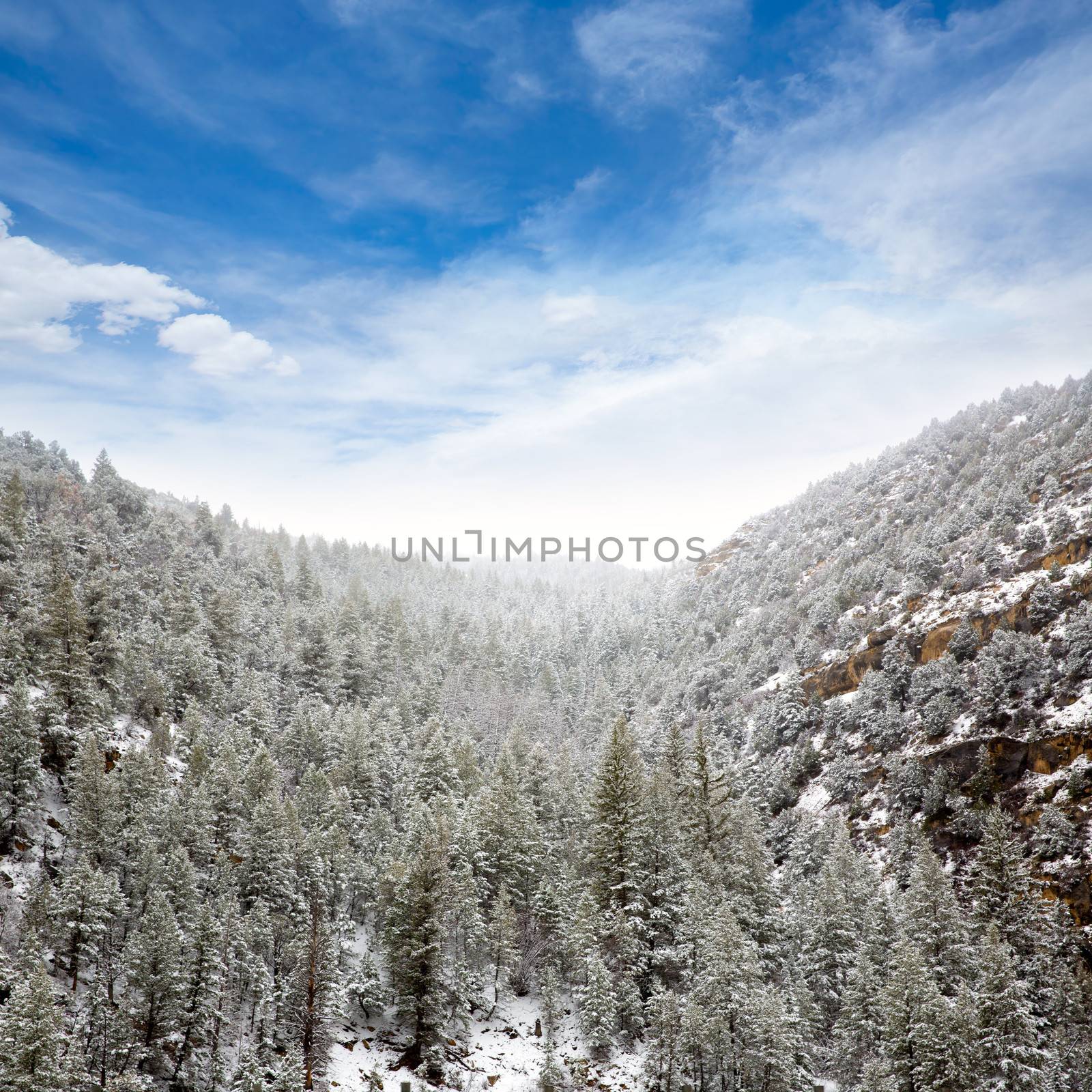 Nevada USA spring snow in the mountains by lunamarina