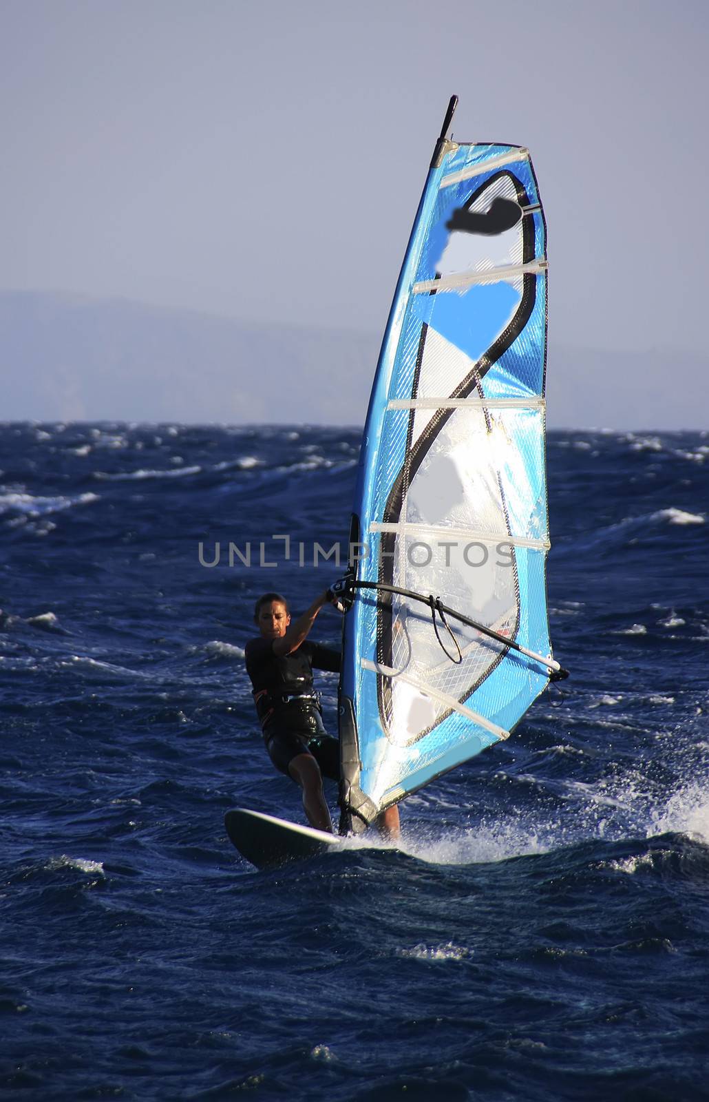 Windsurfer in Dahab by donya_nedomam