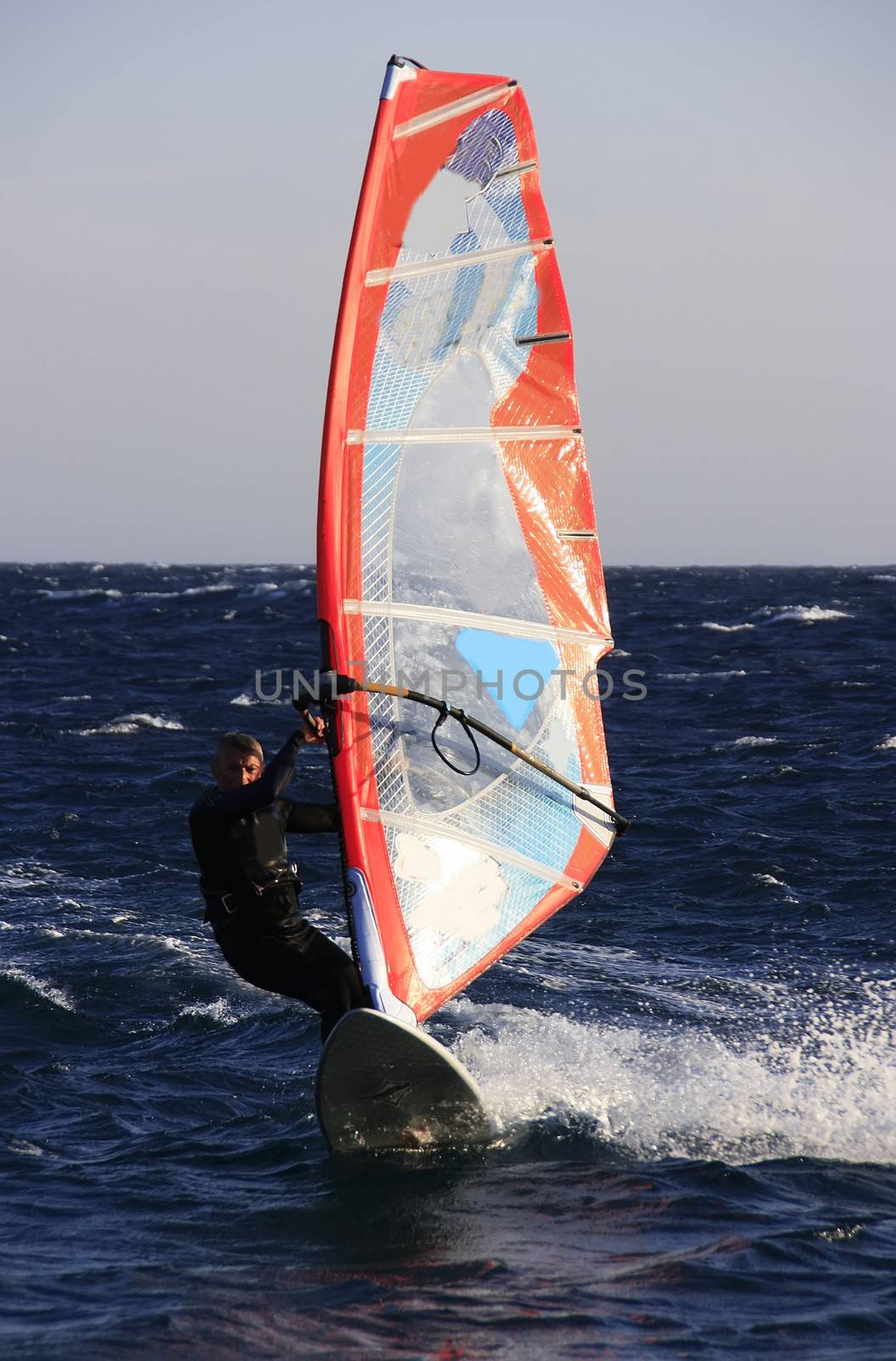 Windsurfer in Dahab by donya_nedomam