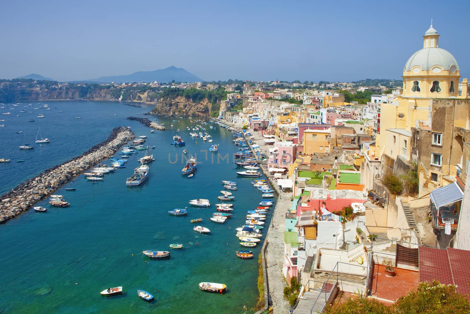 Marina Corricella, Procida Island, Bay of Naples, Campania, Italy