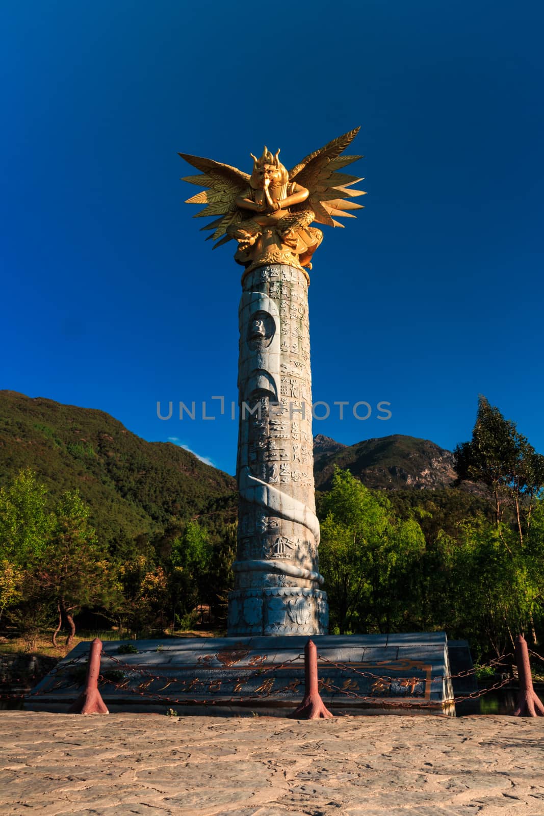 World Heritage Monument at Jade Water Village, Lijing, Yunnan Province
