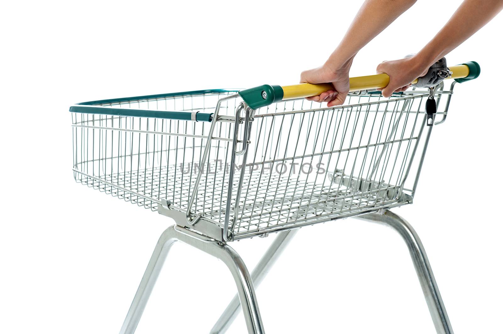 Shopping cart, e-commerce concept