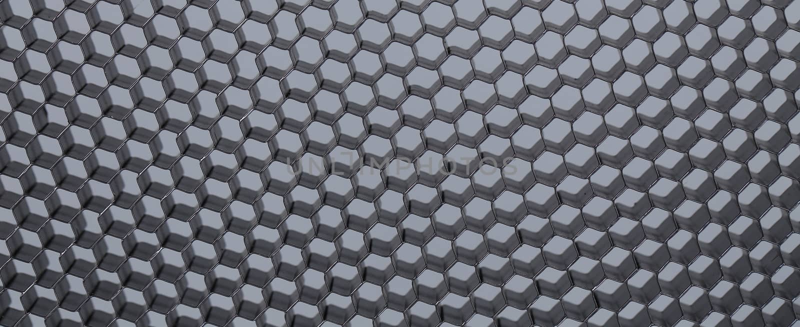 Close up of black net. Gray light. by indigolotos
