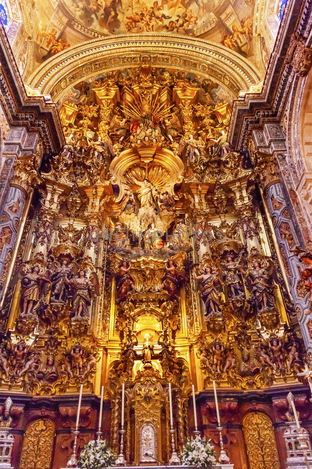 Basilica Altar Piece Church El Salvador Seville Andalusia Spain by bill_perry