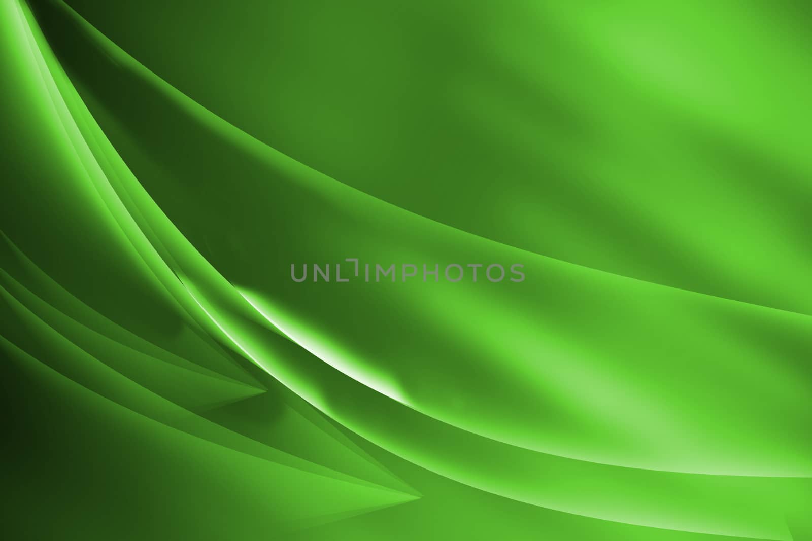 abstract line and curve green background