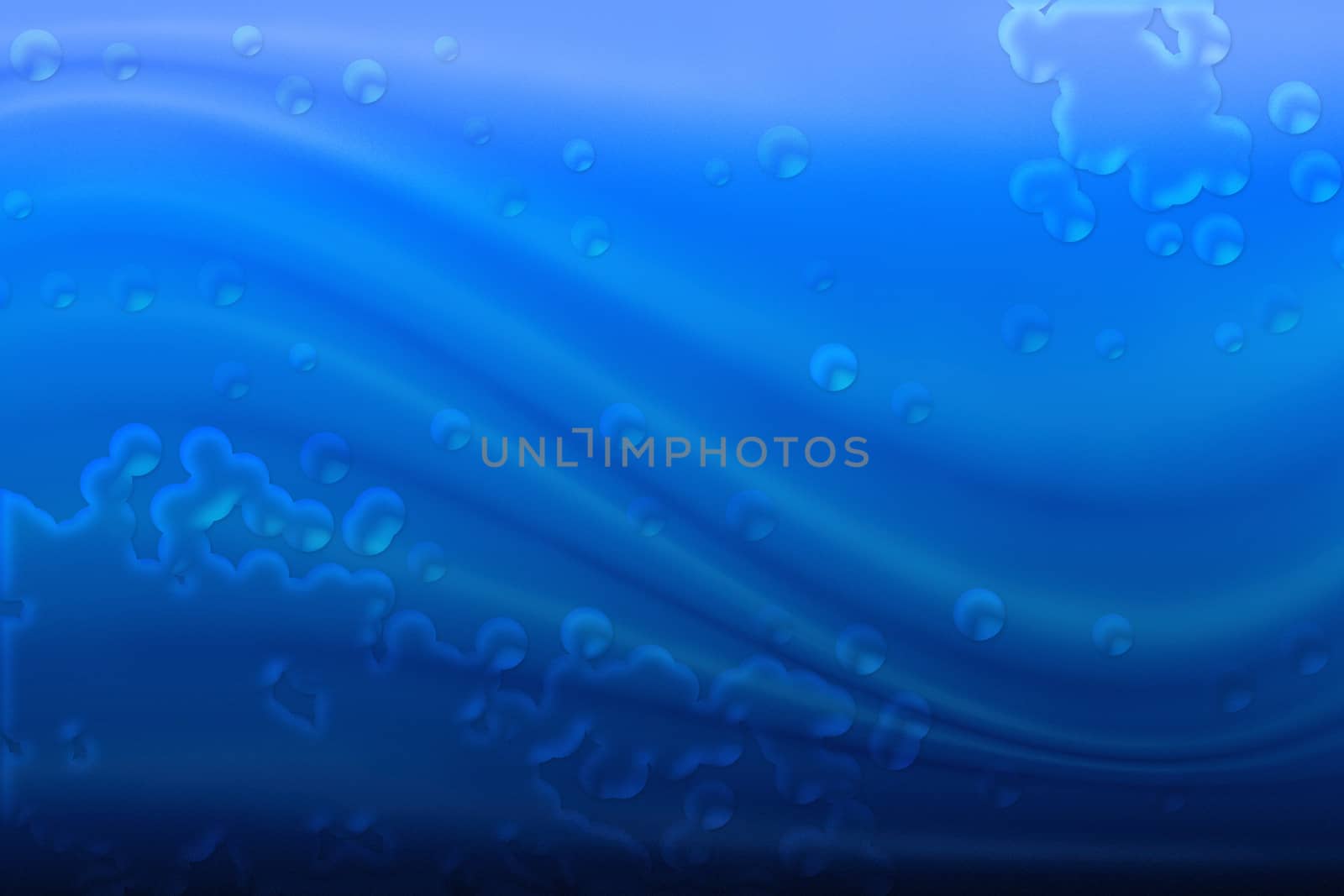 abstract line with wavy blue background