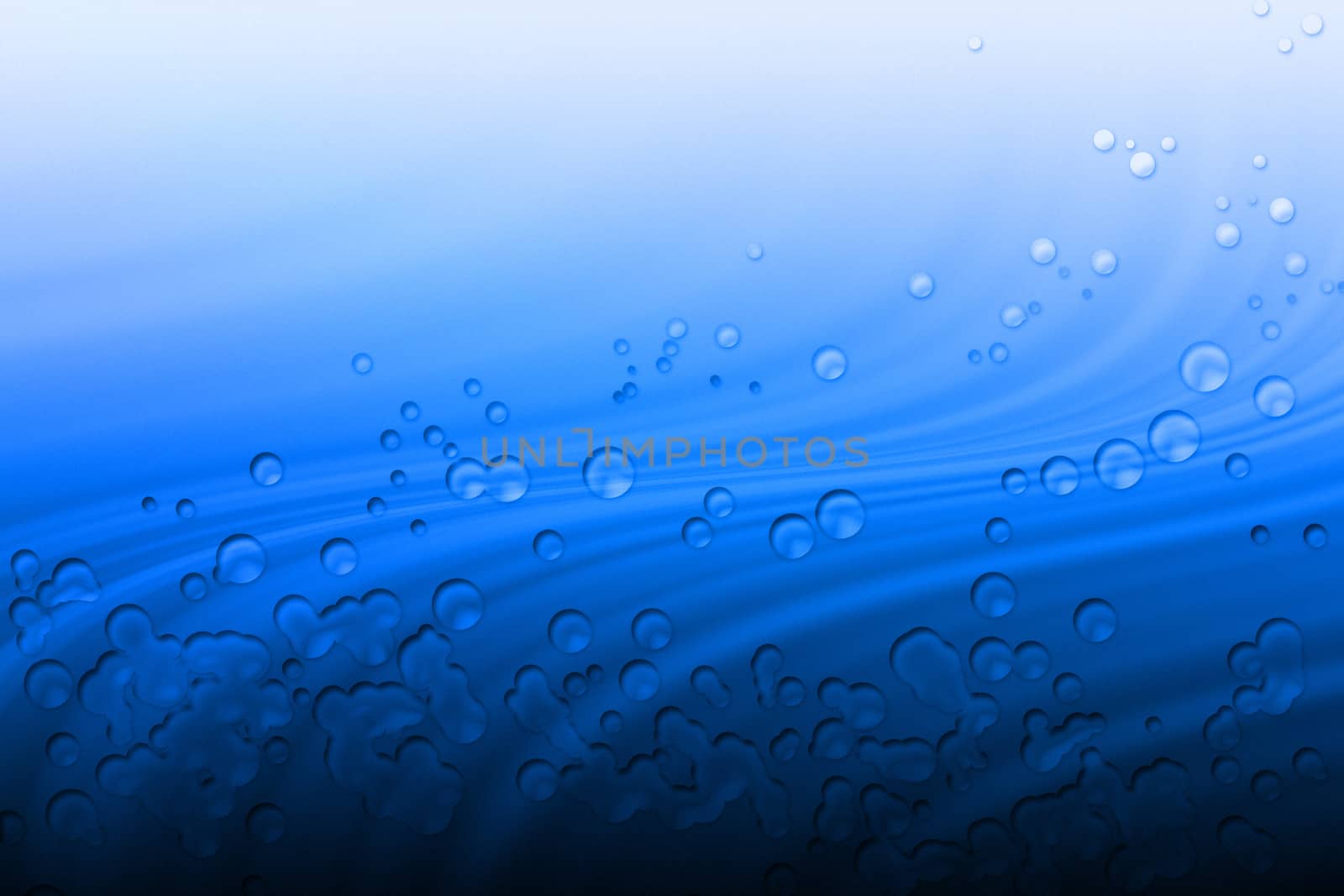 Blue abstract drop background