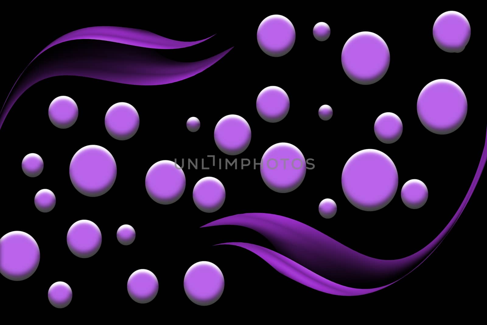 Purple abstract circle dark background