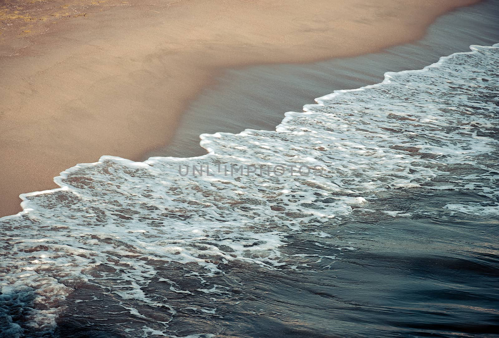 Sand beach and wave background