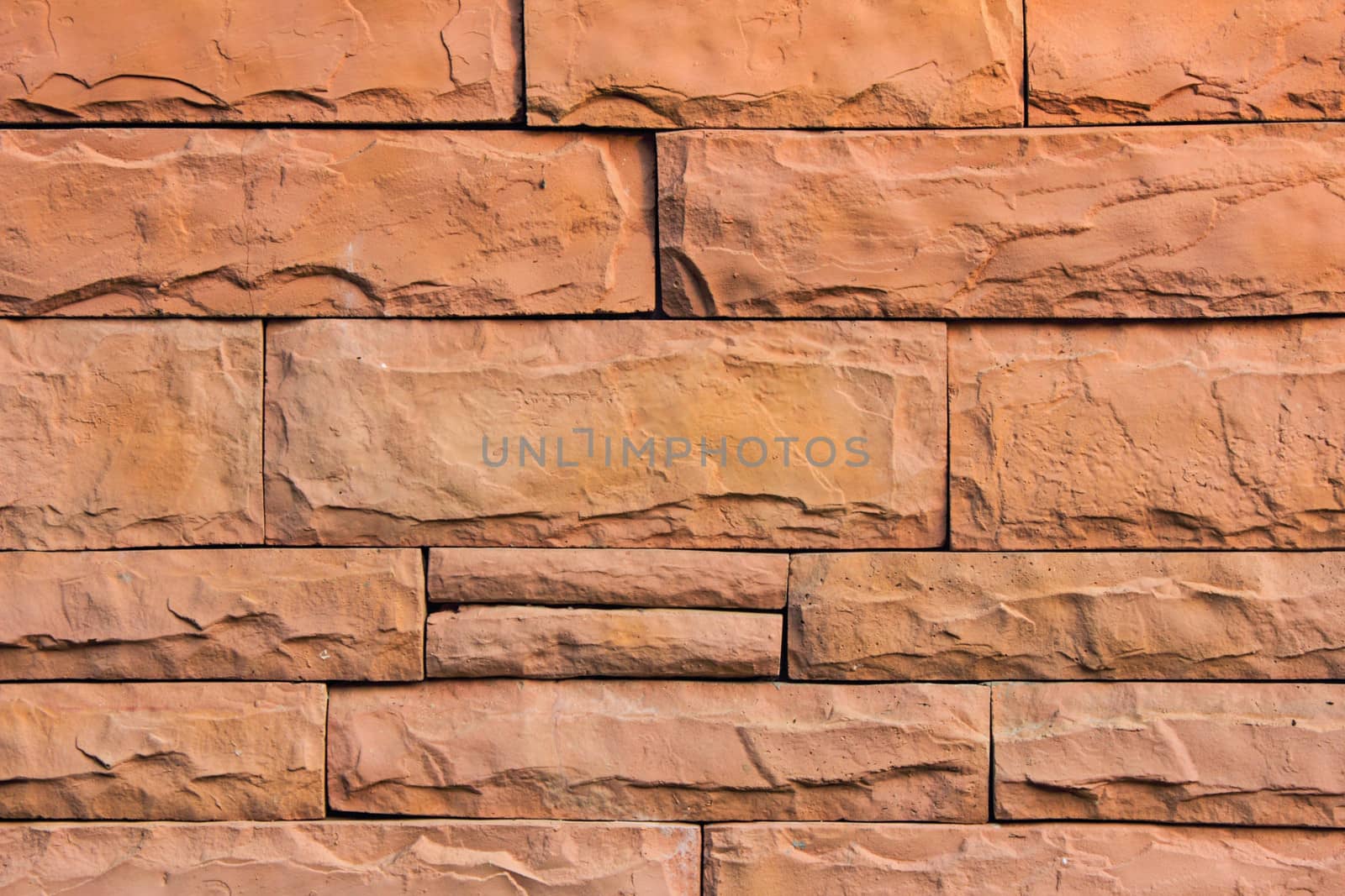 Stone brick wall for background