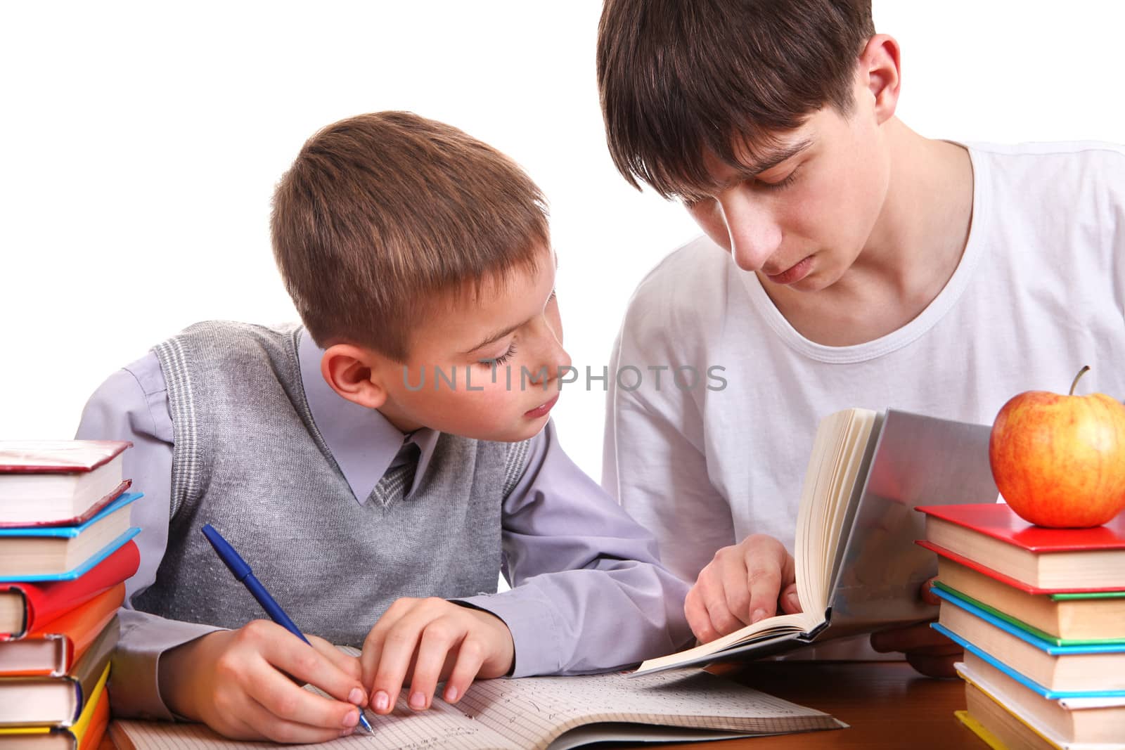 Homework Together by sabphoto