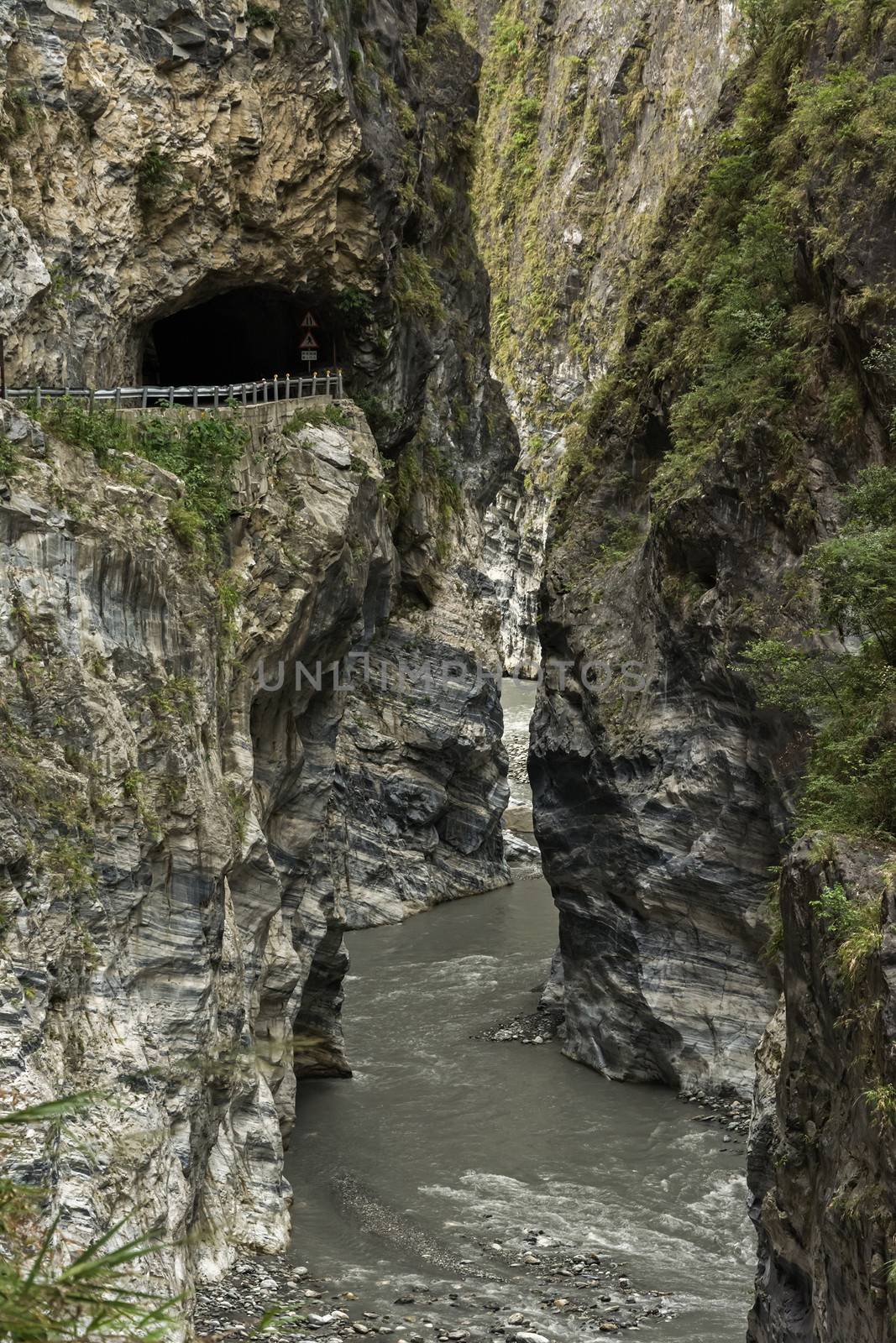 Famous geography landscape at Taroko National Park, Taiwan, Asia