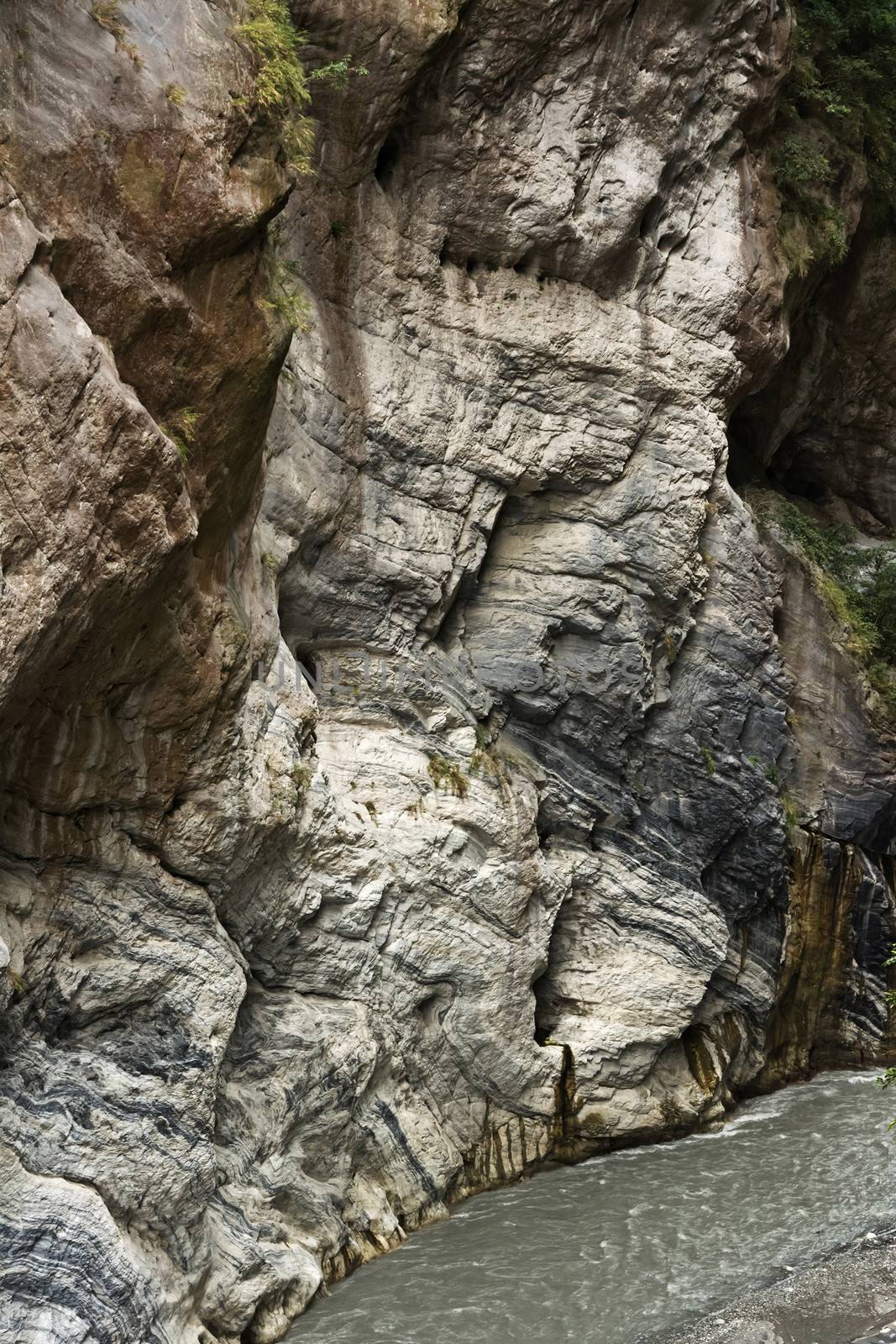 Famous geography landscape at Taroko National Park, Taiwan, Asia