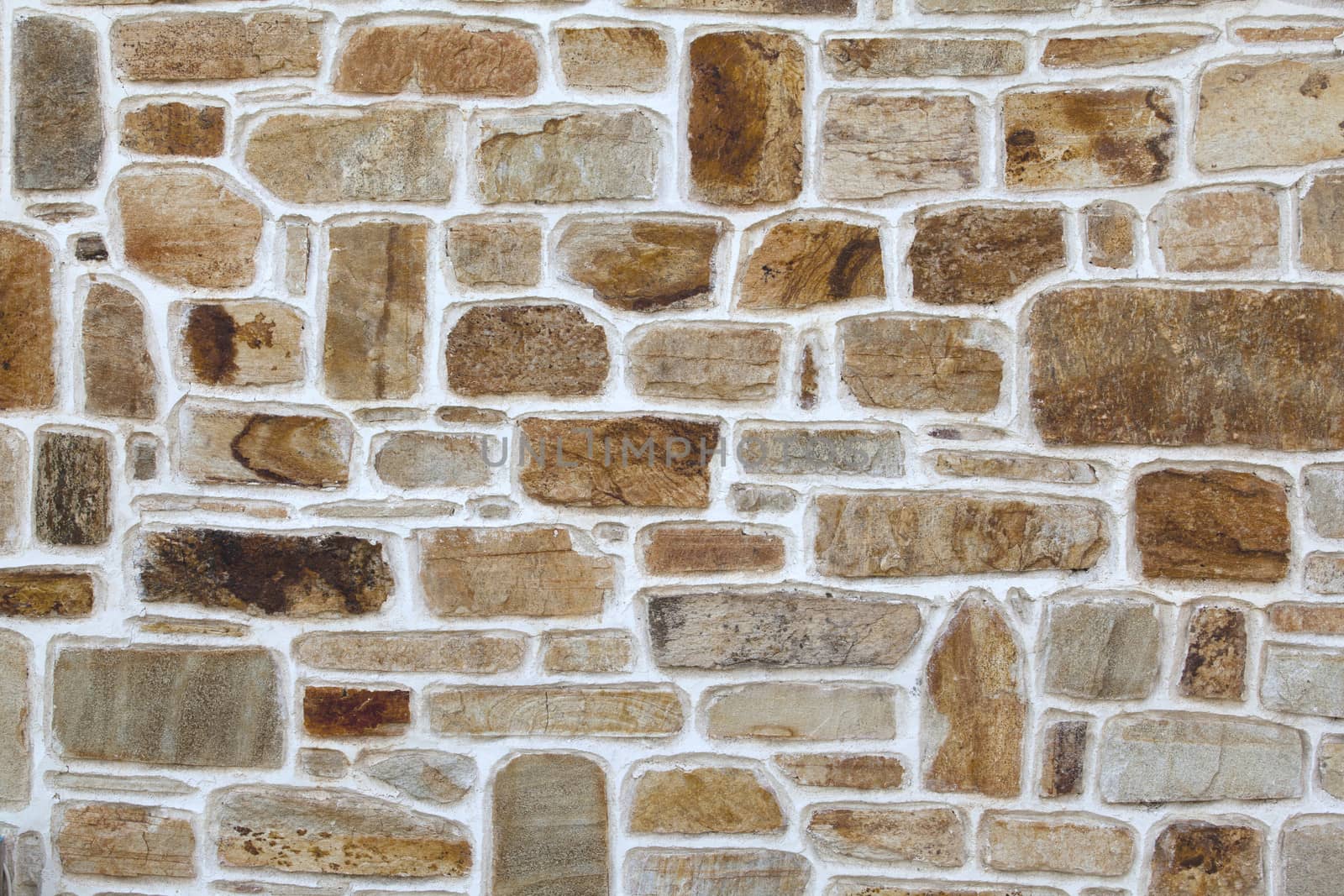 Stone wall background by wellphoto