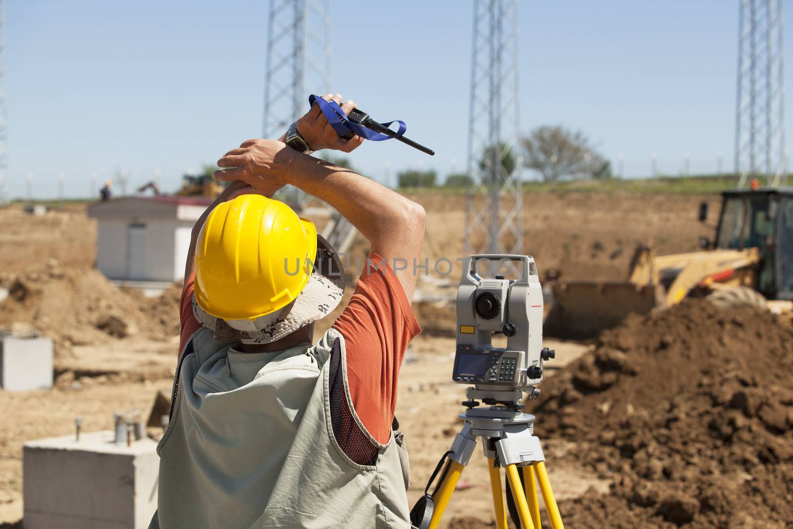 Construction site by wellphoto