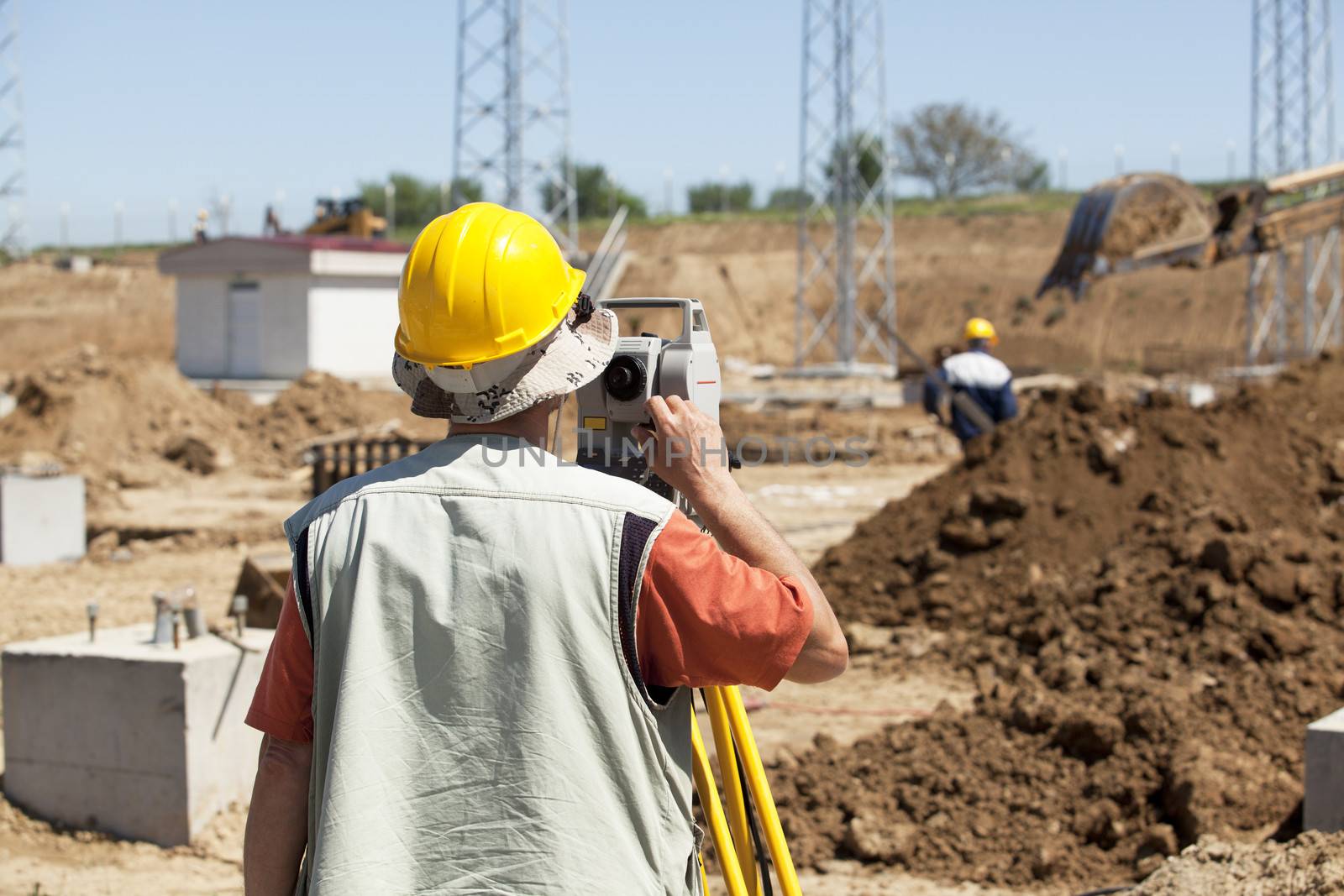 Construction site by wellphoto