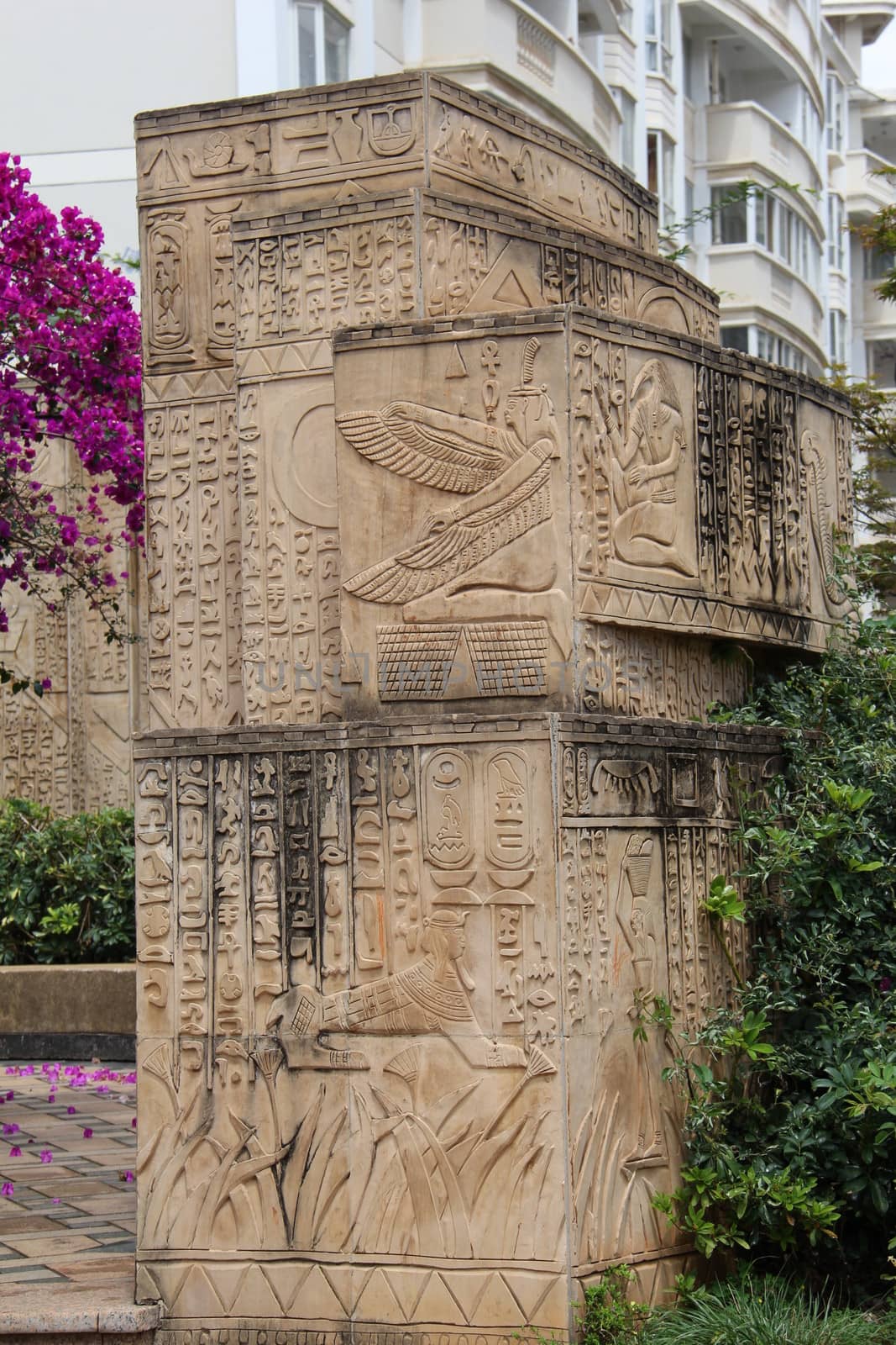 dongba sculpture, Yunnan province, China