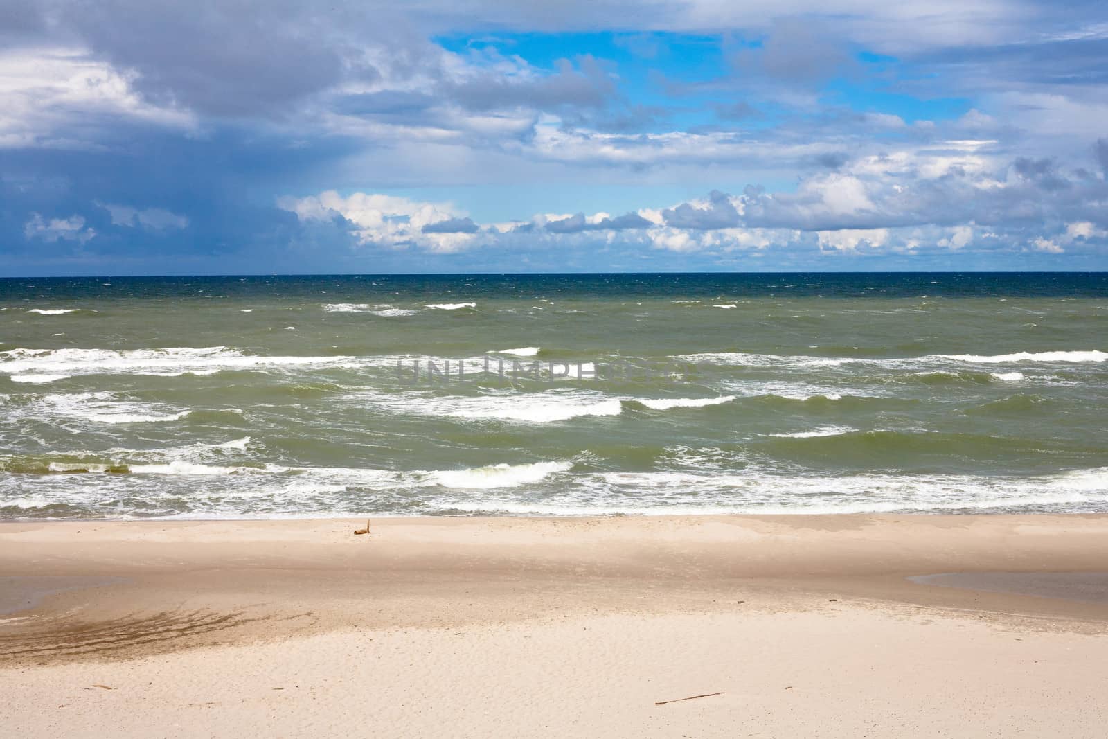 Baltic sea near Curonian Spit
