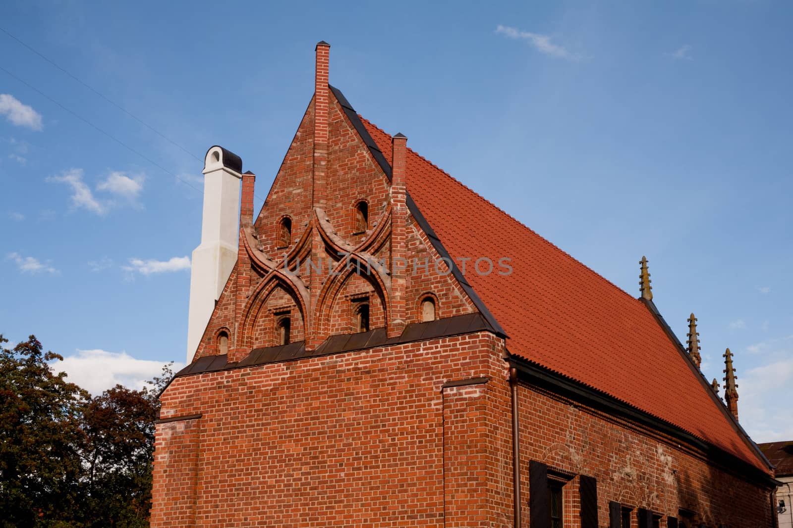 Old building in Kaunas in Litthuania
