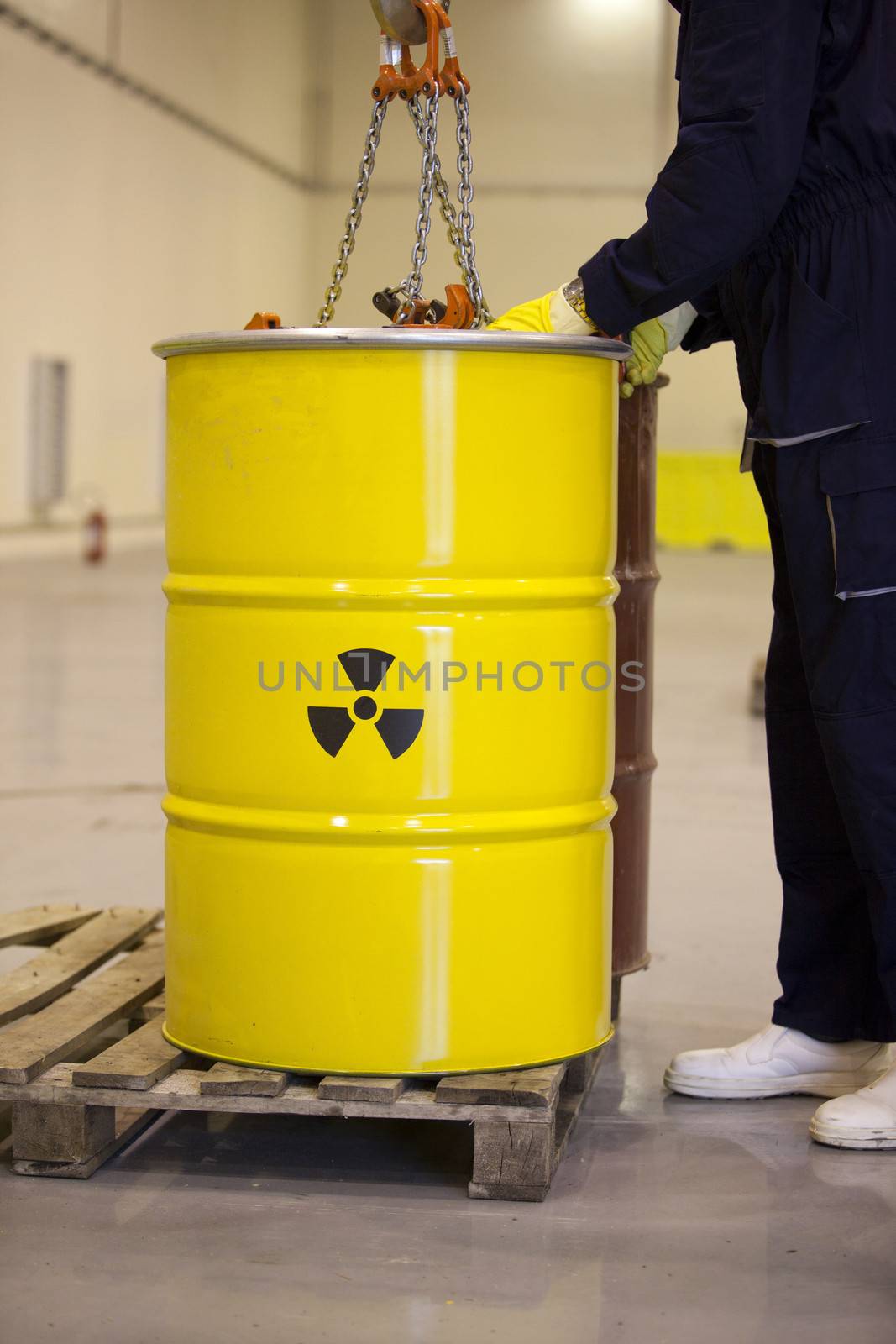 Radioactive waste by wellphoto