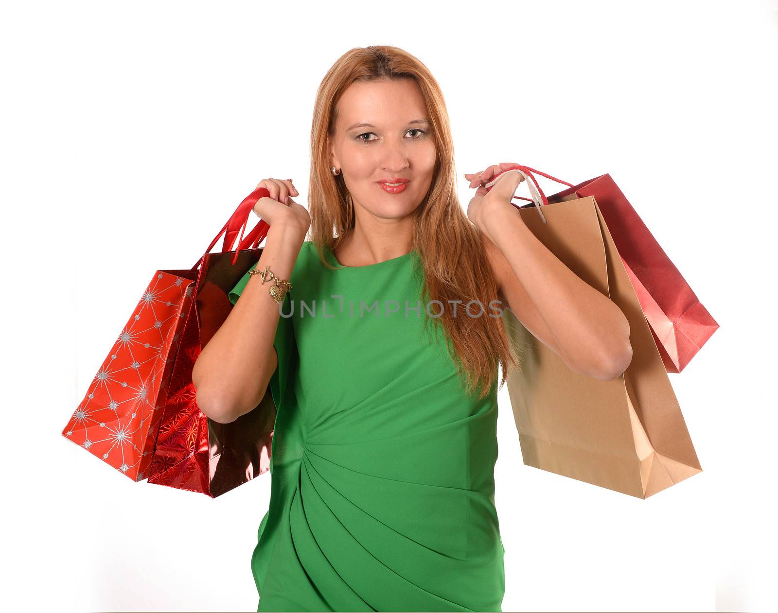 Young attractive woman going shopping by ocusfocus