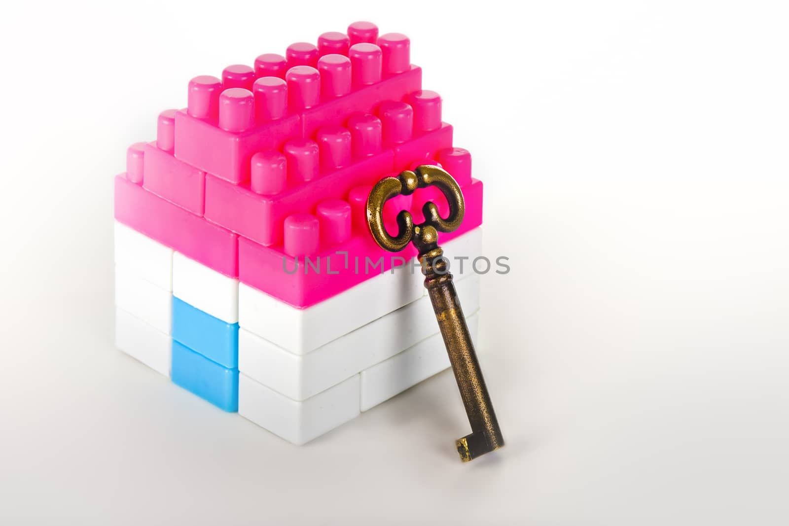 Miniature House with Key by ocusfocus
