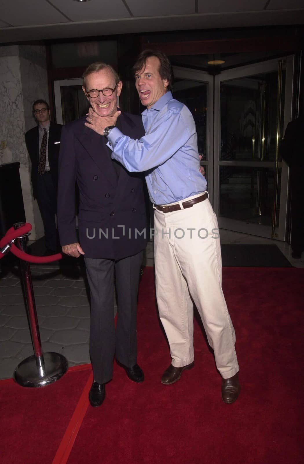 Bill Paxton and grandfather John at a GQ Party, Hollywood, 06-22-00
