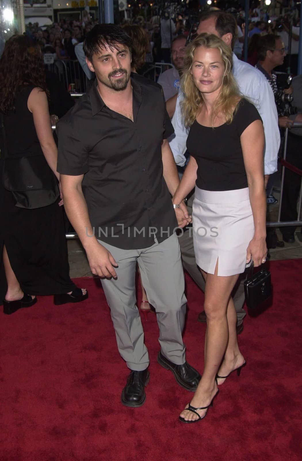 Matt Leblanc and date at the premiere of Warner Brother's "The Perfect Storm" in Westwood, 06-26-00