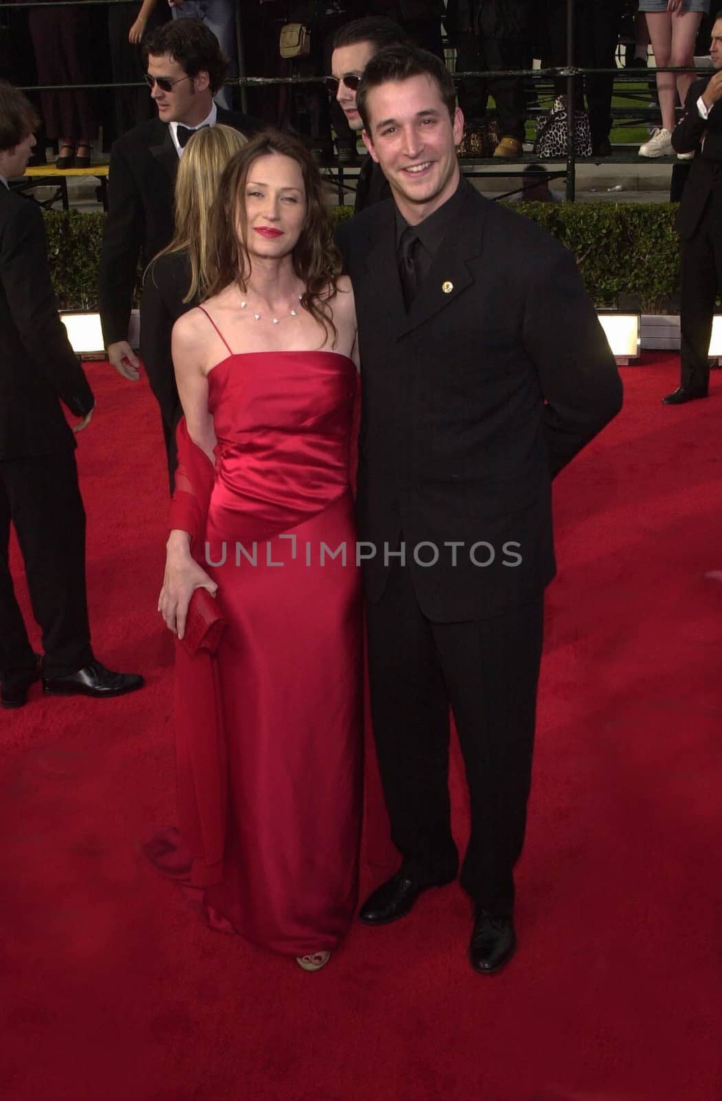 Noah Wylie and wife Tracy Warbin at the 6th Annual Screen Actors Guild Awards, Shrine Auditorium, 03-12-00