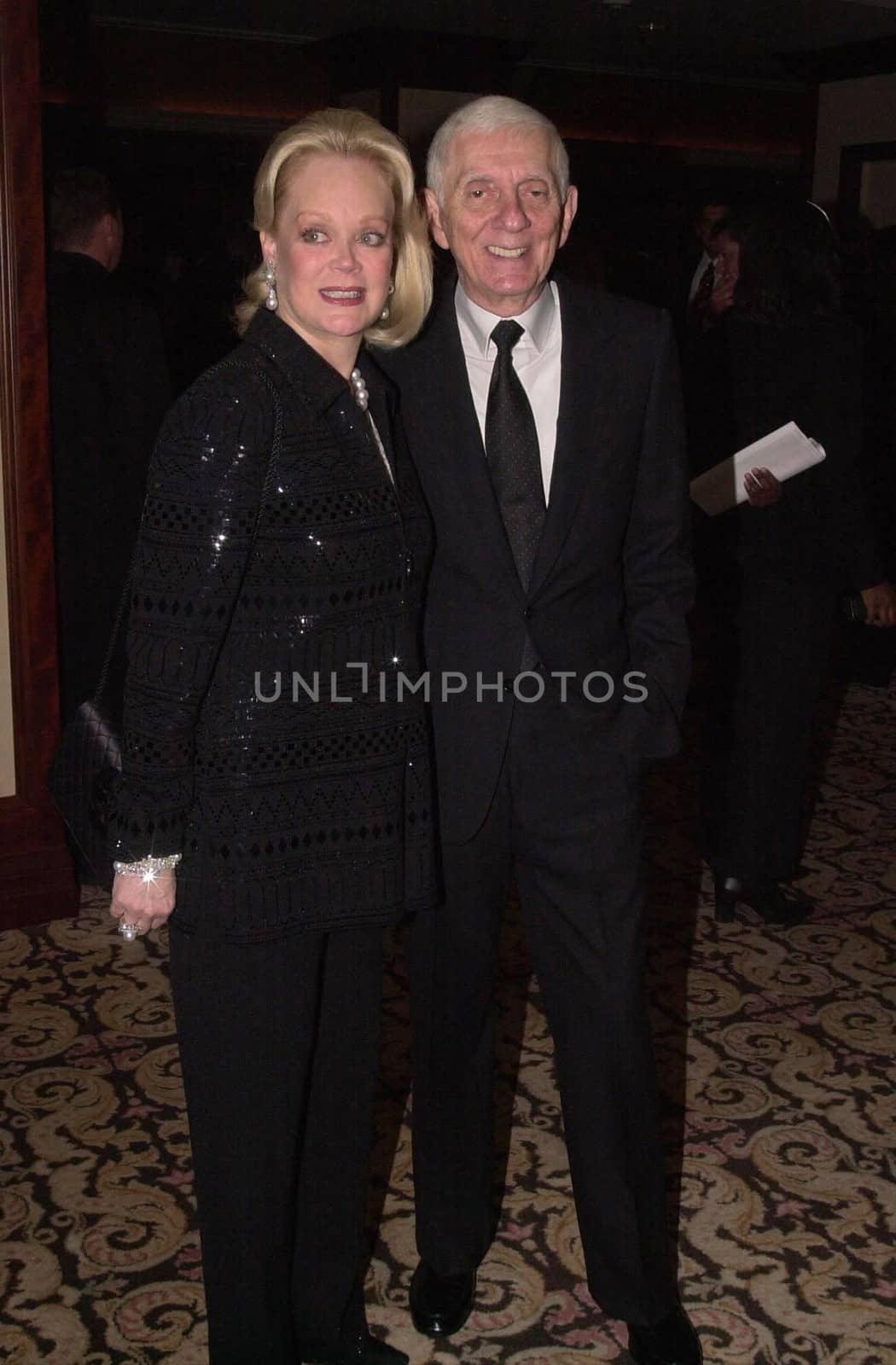 Aaron Spelling and wife Candy at the 2000 Golden Laurel Awards, Beverly Hills, 03-02-00