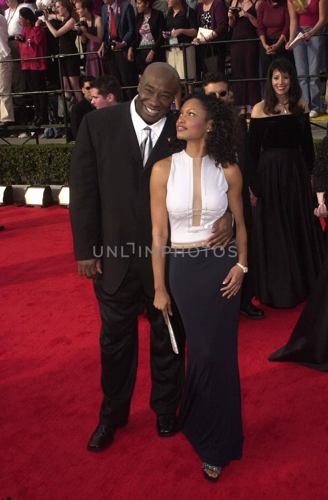 Michael Clarke Duncan and Garcelle Beauvais at the 6th Annual Screen Actors Guild Awards, Shrine Auditorium, 03-12-00