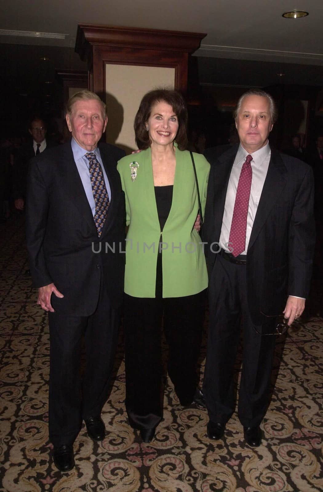 Sumner "Red" Stone and Sherry Lansing at the 2000 Golden Laurel Awards, Beverly Hills, 03-02-00