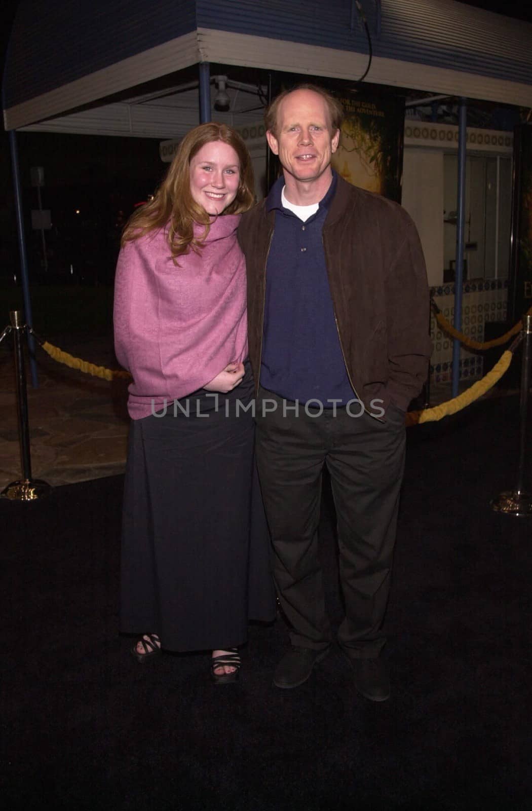 Ron Howard and daughter Paige at the premiere of Dreamwork's "THE ROAD TO EL DORADO" in Westwood, 03-29-00